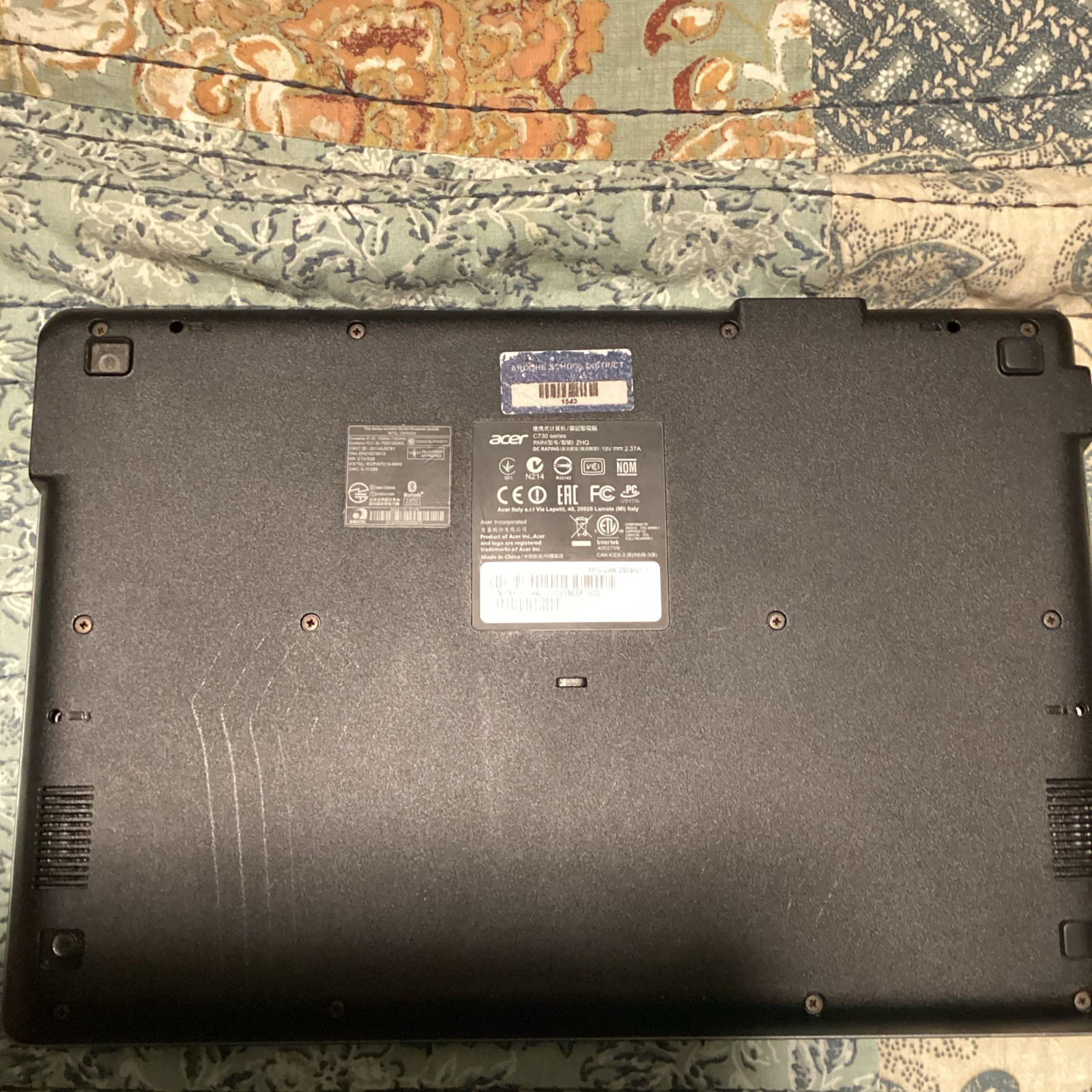 Acer Chromebook 11.6″ Intel Celeron 1.40GHz 2GB 16GB SSD Chrome OS Black
