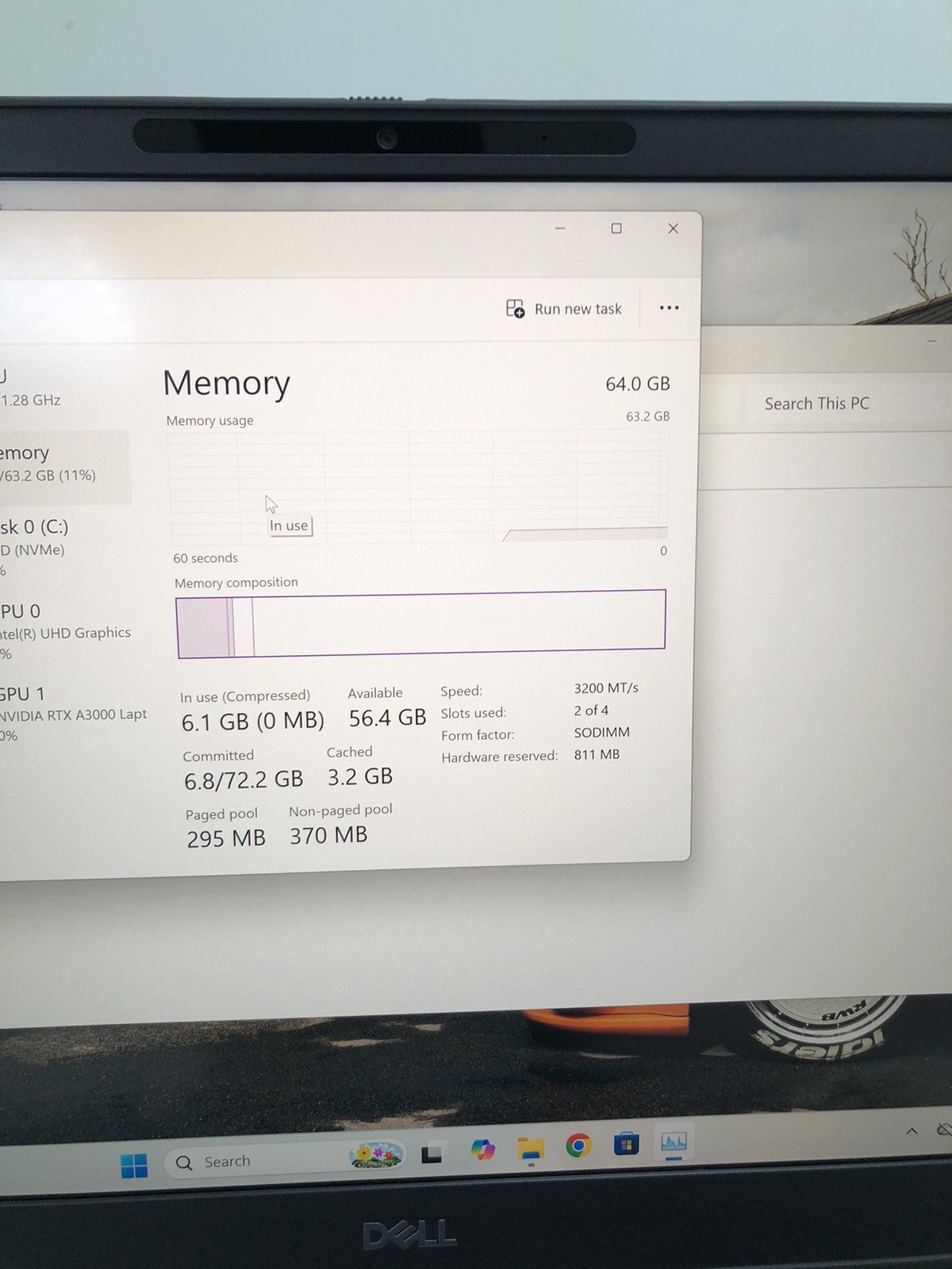 Dell Precision 7760 i7 11th Gen 64GB RAM 2TB SSD RTX A3000 6GB 4K UHD Display