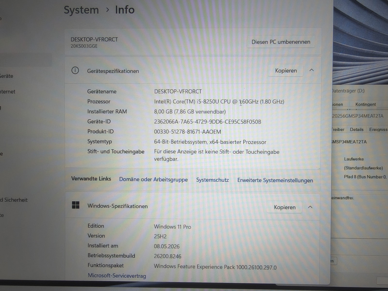 Lenovo ThinkPad E580, i5-8250U, 8GB RAM, SSD 256GB+500GB, 15.6″ FHD, UPGRADED