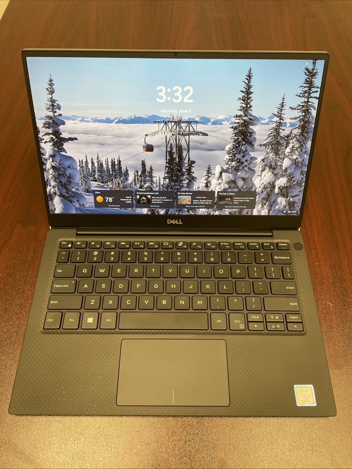 Dell XPS 13 9380 13.3” i5-8365U 16GB RAM 256GB SSD Win11 Pro w/Charger
