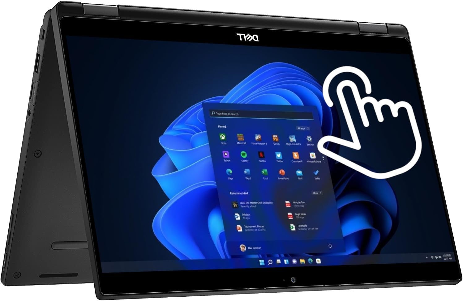 Dell Latitude 7390 2-in-1 13.3″ FHD Touch Core i7-8650U 16GB 1TB SSD Cam W11Pro