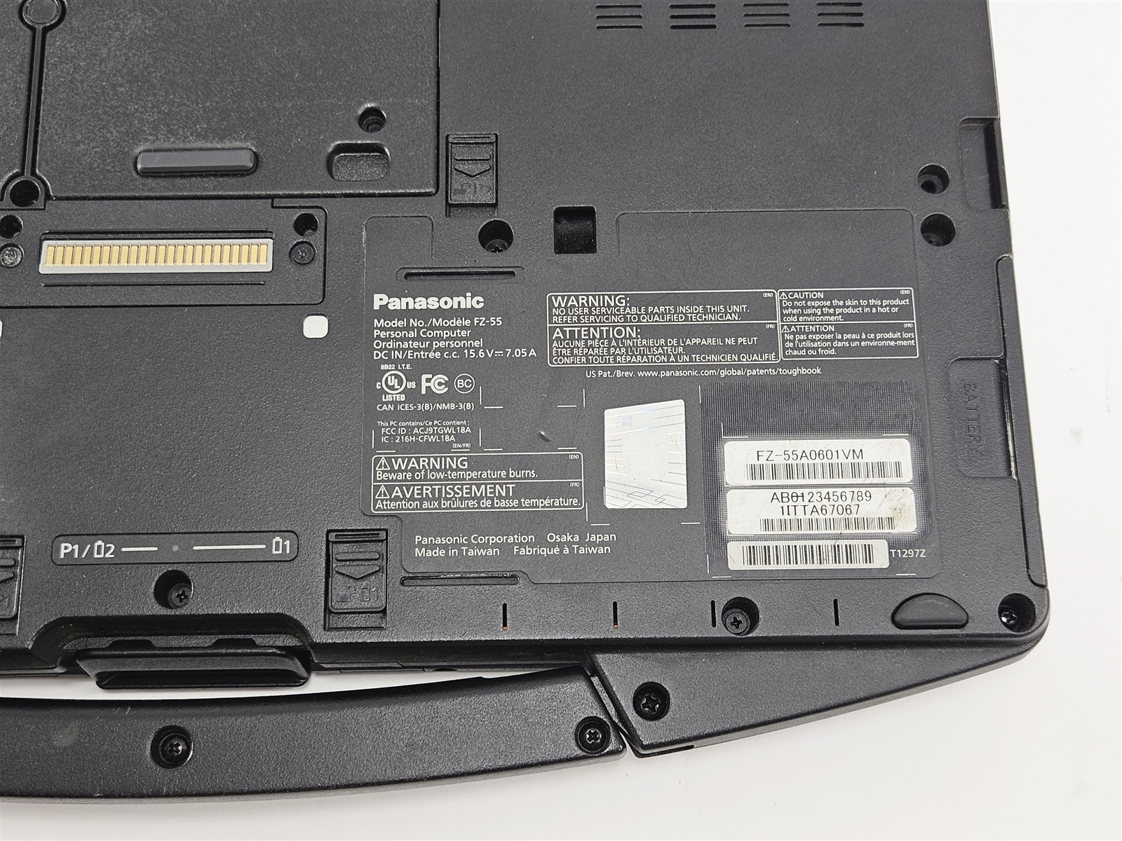 Panasonic 14″ Toughbook FZ-55 MK1 i5-8365U 16GB RAM 512GB SSD No OS