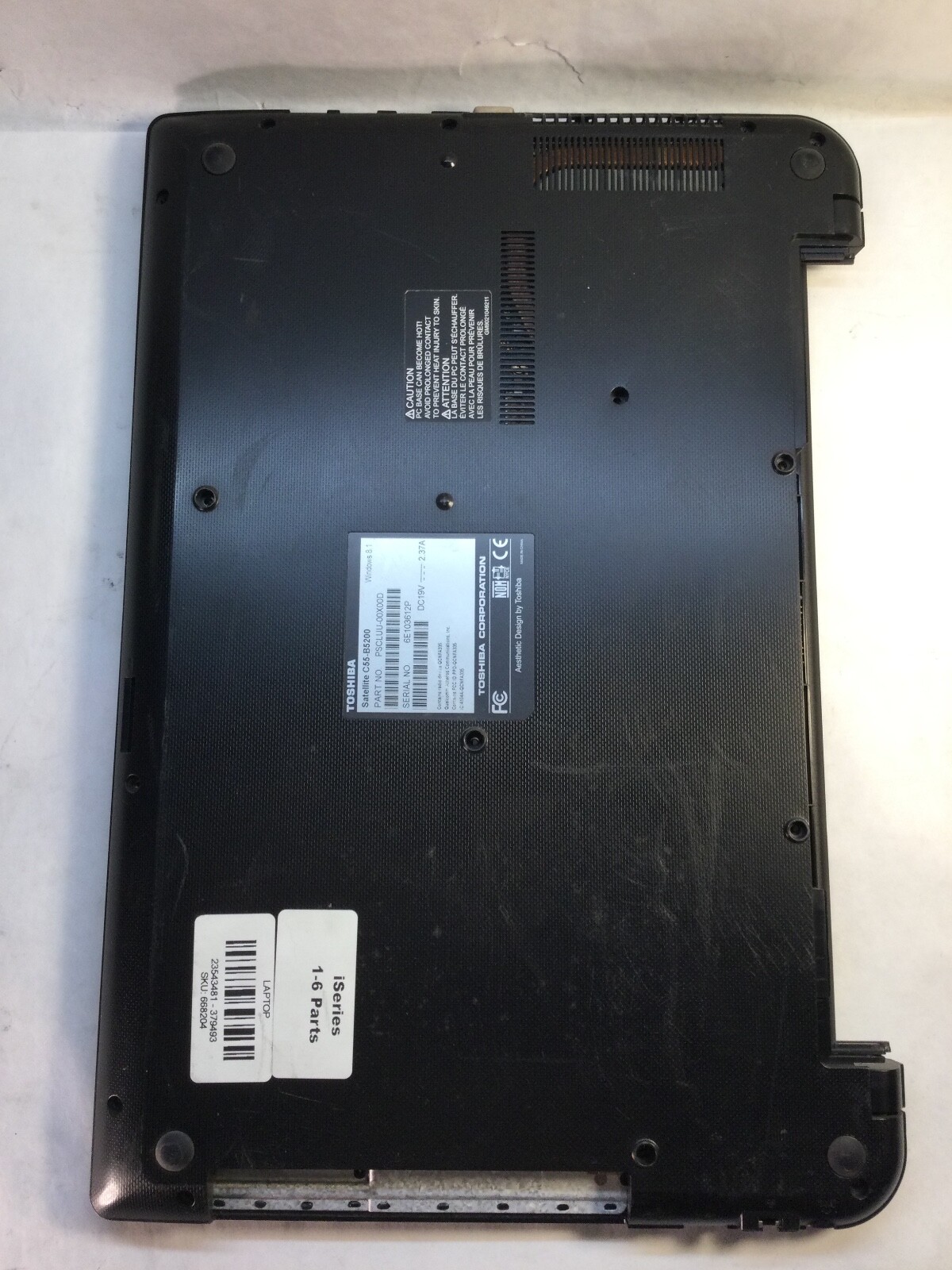 Toshiba Satellite C55-B5200 15″ Laptop Intel Core i3 4th Gen -DOES NOT POWER -MZ