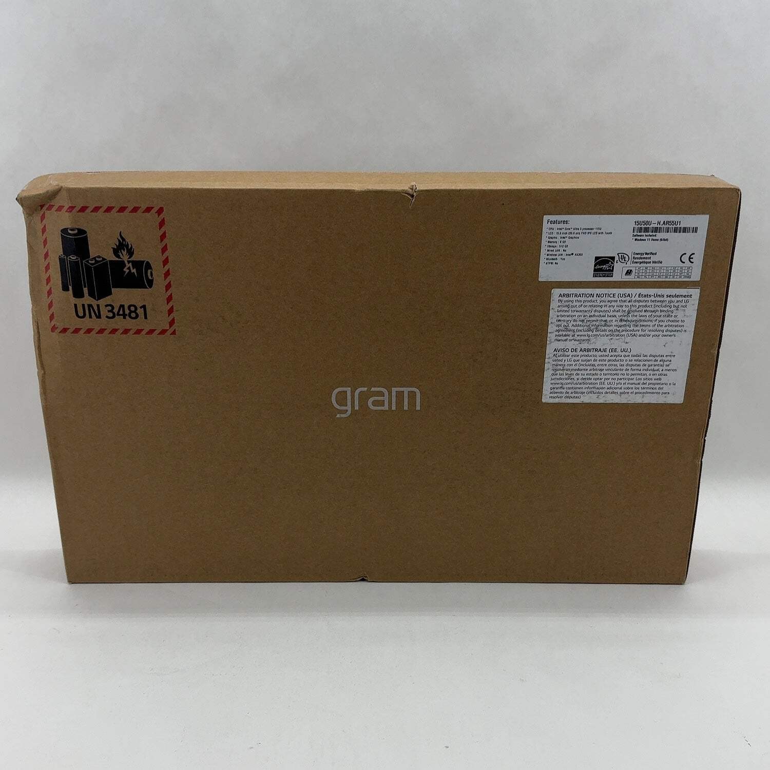 New LG Gram Book 15U50U 15.6″ Core Ultra 5 115U 1.5GHz 8GB RAM 512GB SSD
