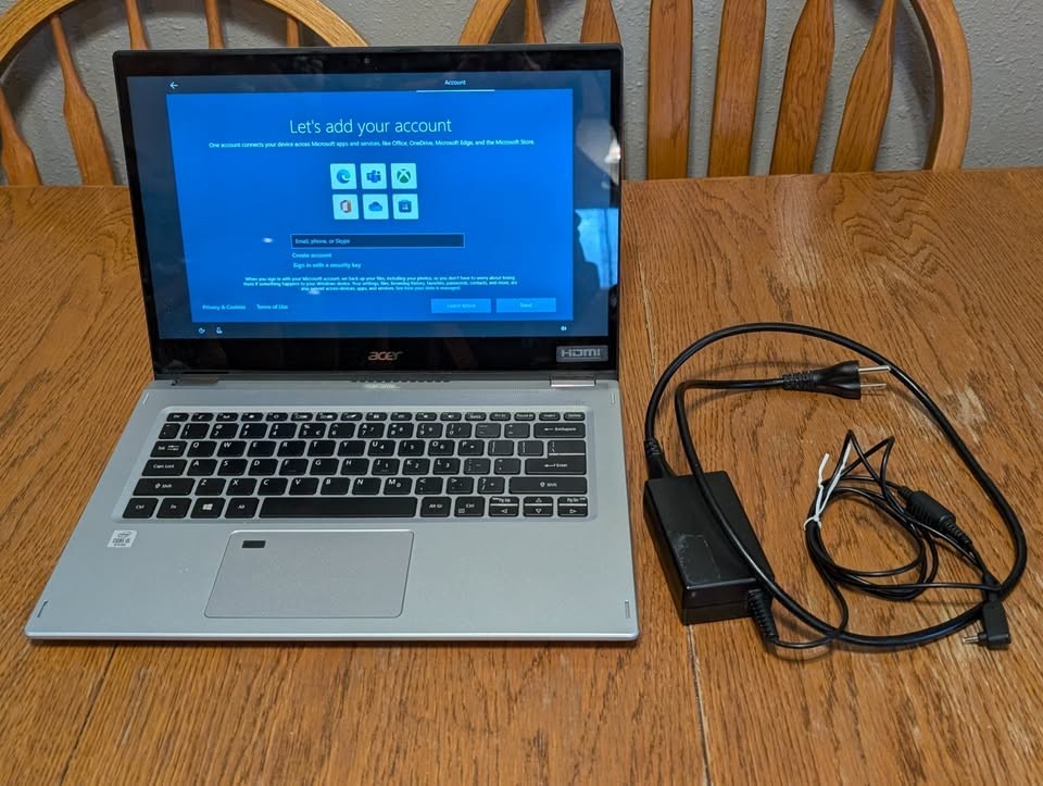 Acer Spin 3 14″ Convertible Touch Laptop