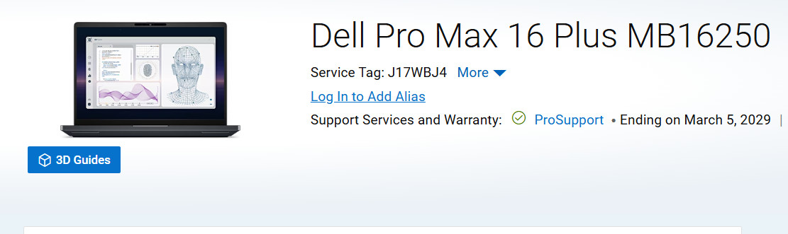 Dell Pro Max 16 Plus FHD+ Intel Ultra 9 285HX 64GB 512GB RTX PRO 4000 Blackwell