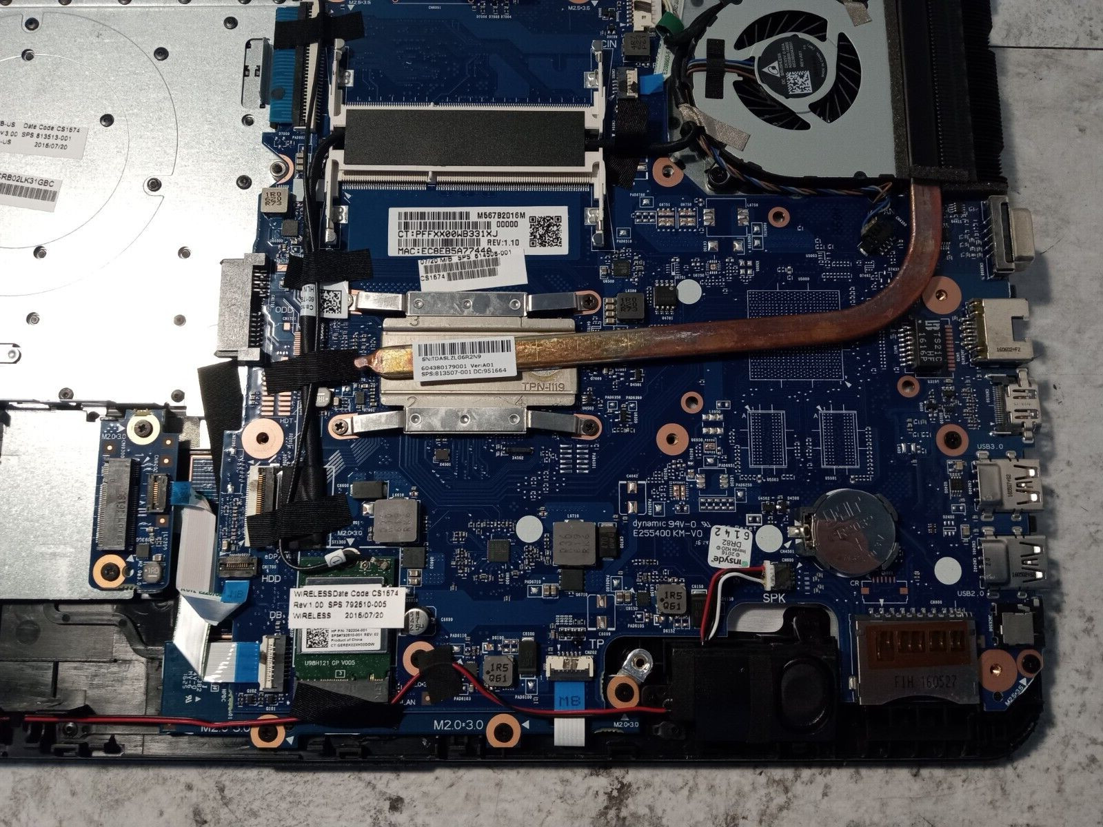 HP Mt245 Thin Client 14″ Laptop AMD A6-6310 AMD Radeon R4 Graphics *READ* -FM