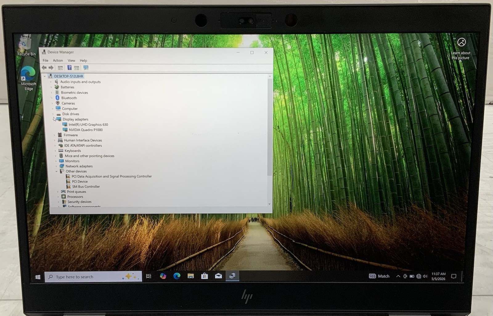 HP ZBook Studio G5 15.6″ – i7-8750H 32GB RAM, 512GB SSD, P1000, W10Pro