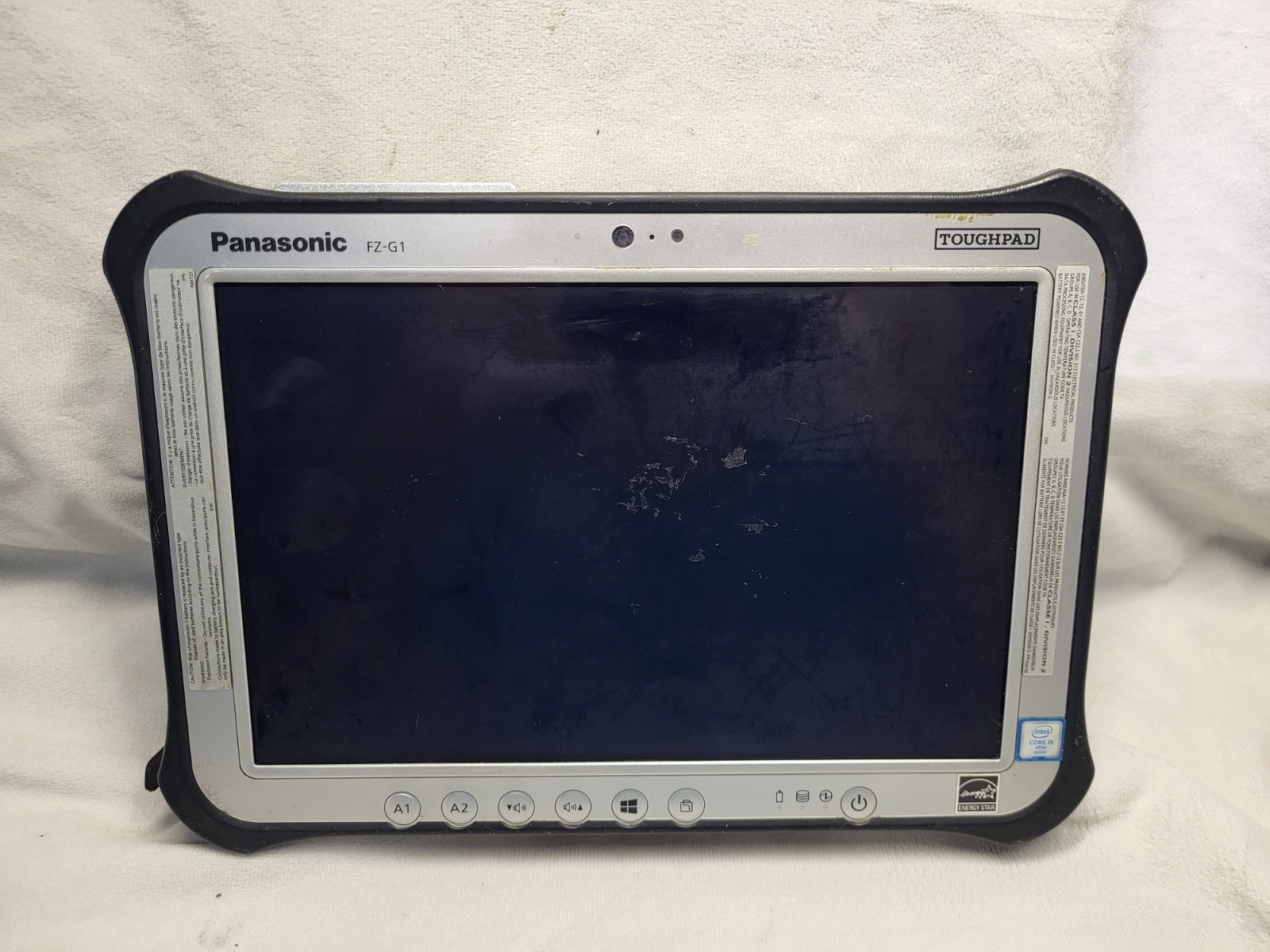 Panasonic Toughpad FZ-G1 Core i5 7300U 2.6GHz 8GB RAM 128GB SSD Win 10 Pro