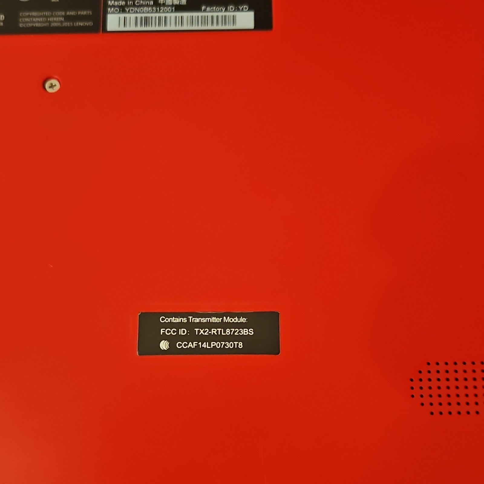 Lenovo IdeaPad 100S-11IBY 11in Intel 1.44GHz 2GB 32GB eMMC Windows Red
