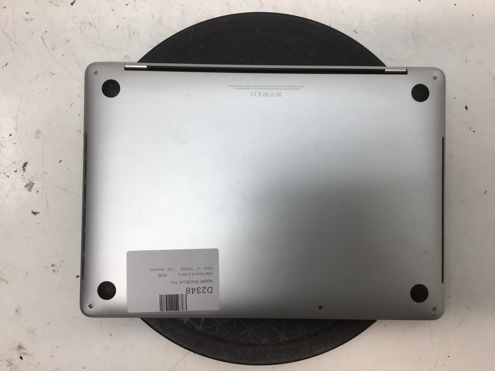 Apple MacBook Pro A1989 Intel Core i5 2.3GHz 16GB 500GB SSD