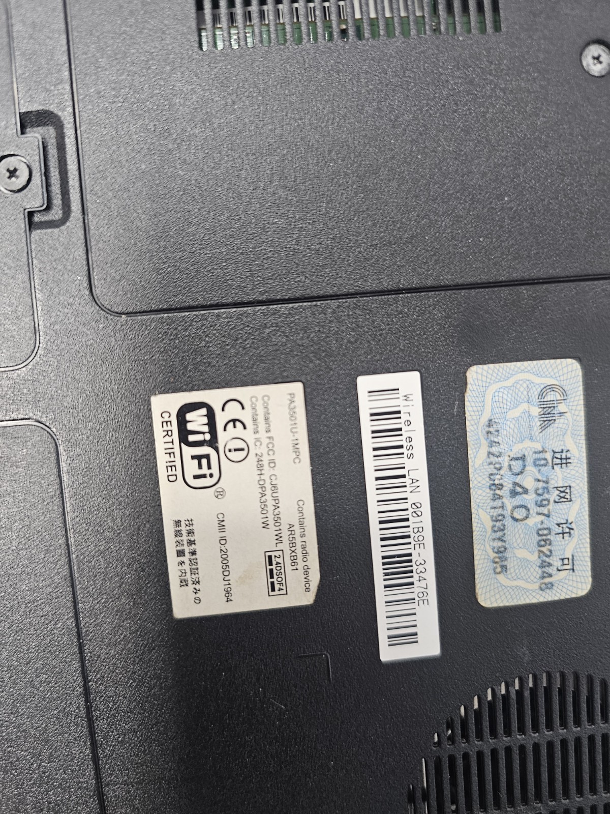 TOSHIBA SATELLITE A135-S7406 Notebook Computer 15.4″ 80GB Windows Vista Home Bas