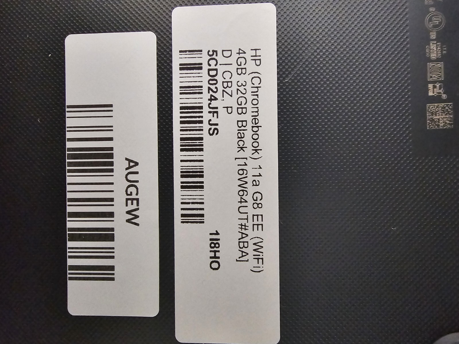HP Chromebook 11A G8 EE Model 16W64UT#ABA With Charger
