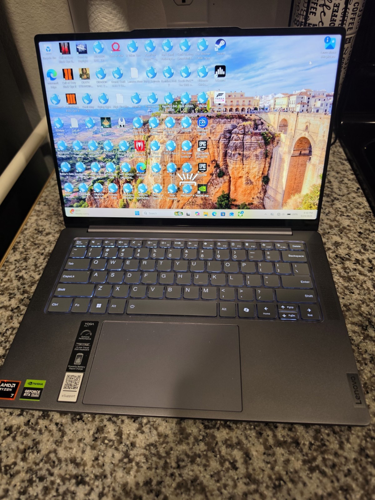 LENOVO SLIM PRO 7 14.5″ 2.5K TOUCH 90Hz RYZEN 7735HS RTX3050 16GB 1TB