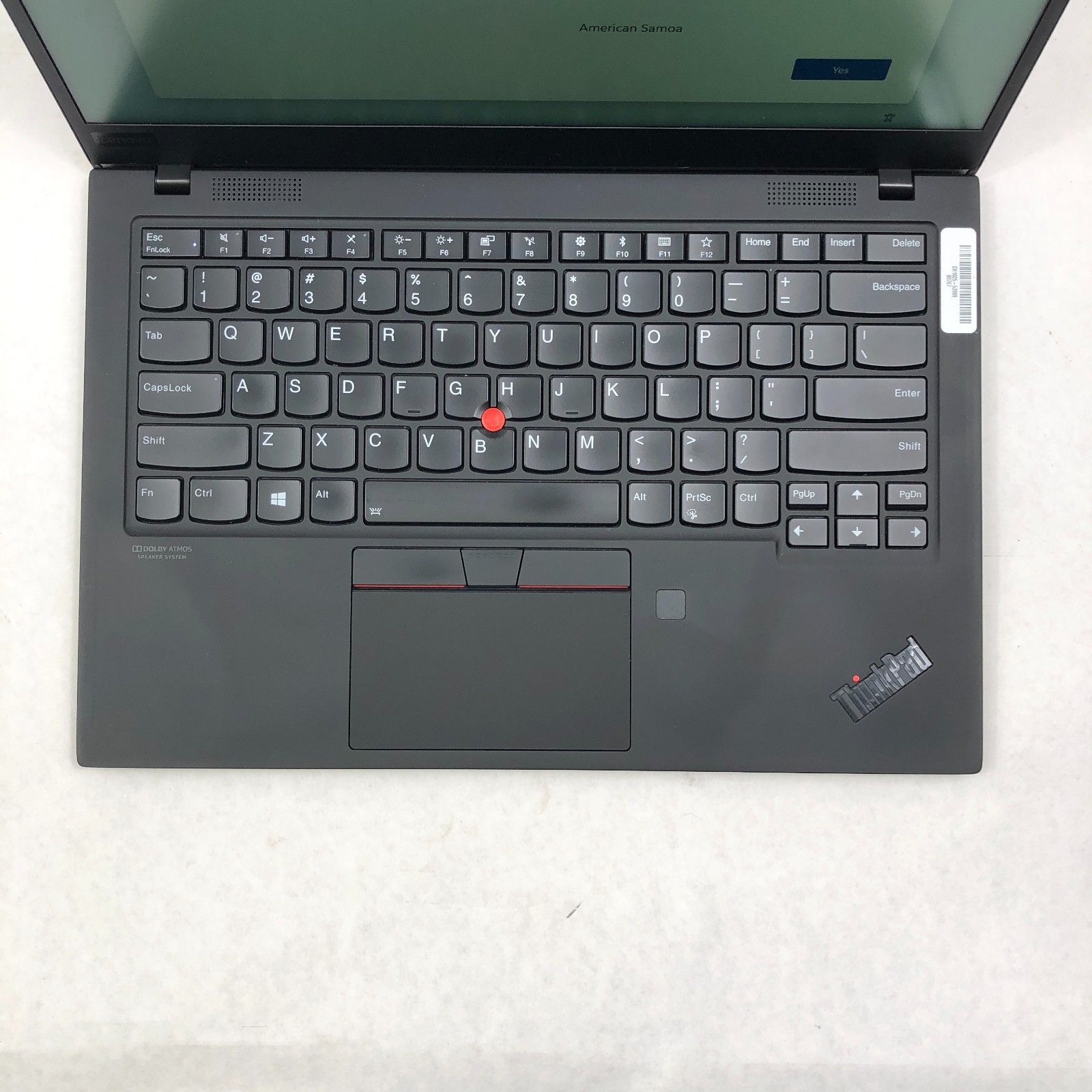 ThinkPad X1 Carbon 7th Gen Core i5-8265U 1.60GHZ 8GB RAM 256GB SSD Win11 No CoA