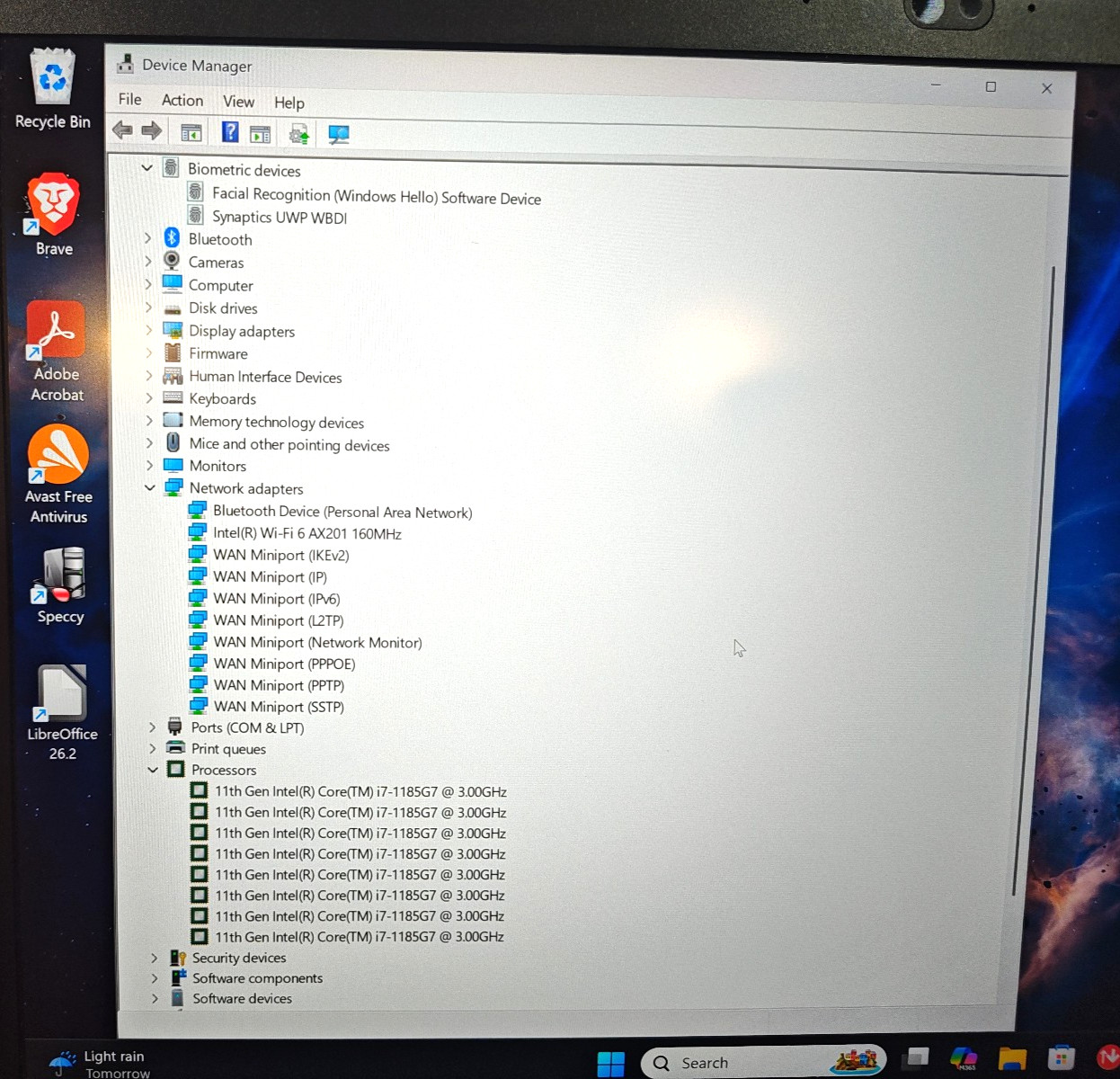 Lenovo ThinkPad P14s Gen 2 — i7-1185G7 / 32GB RAM / 1TB SSD / UHD 4K