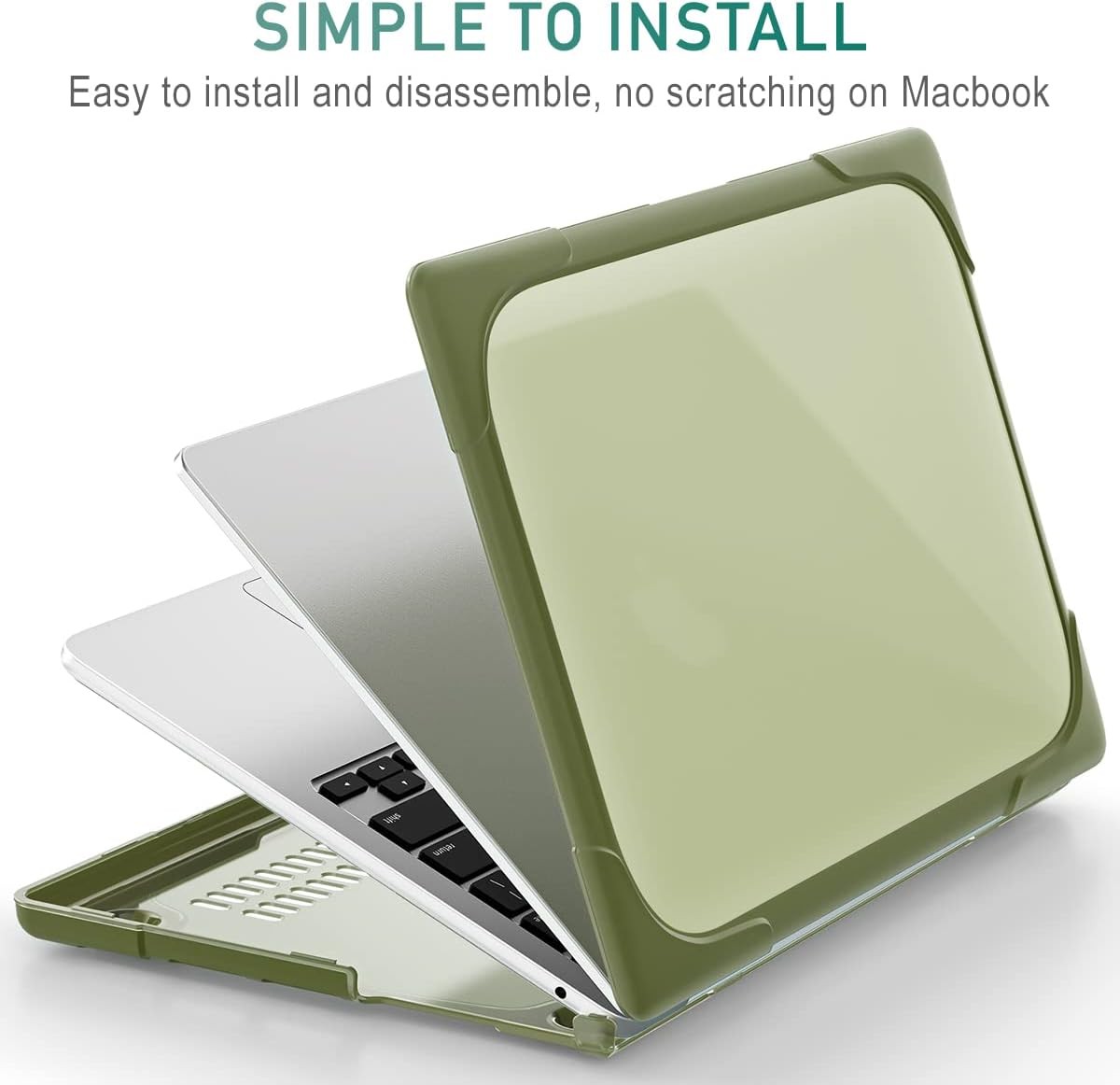 MacBook Pro 16 inch Case 2019 Release A2141, Heavy Duty Dual Layer Hard Cover