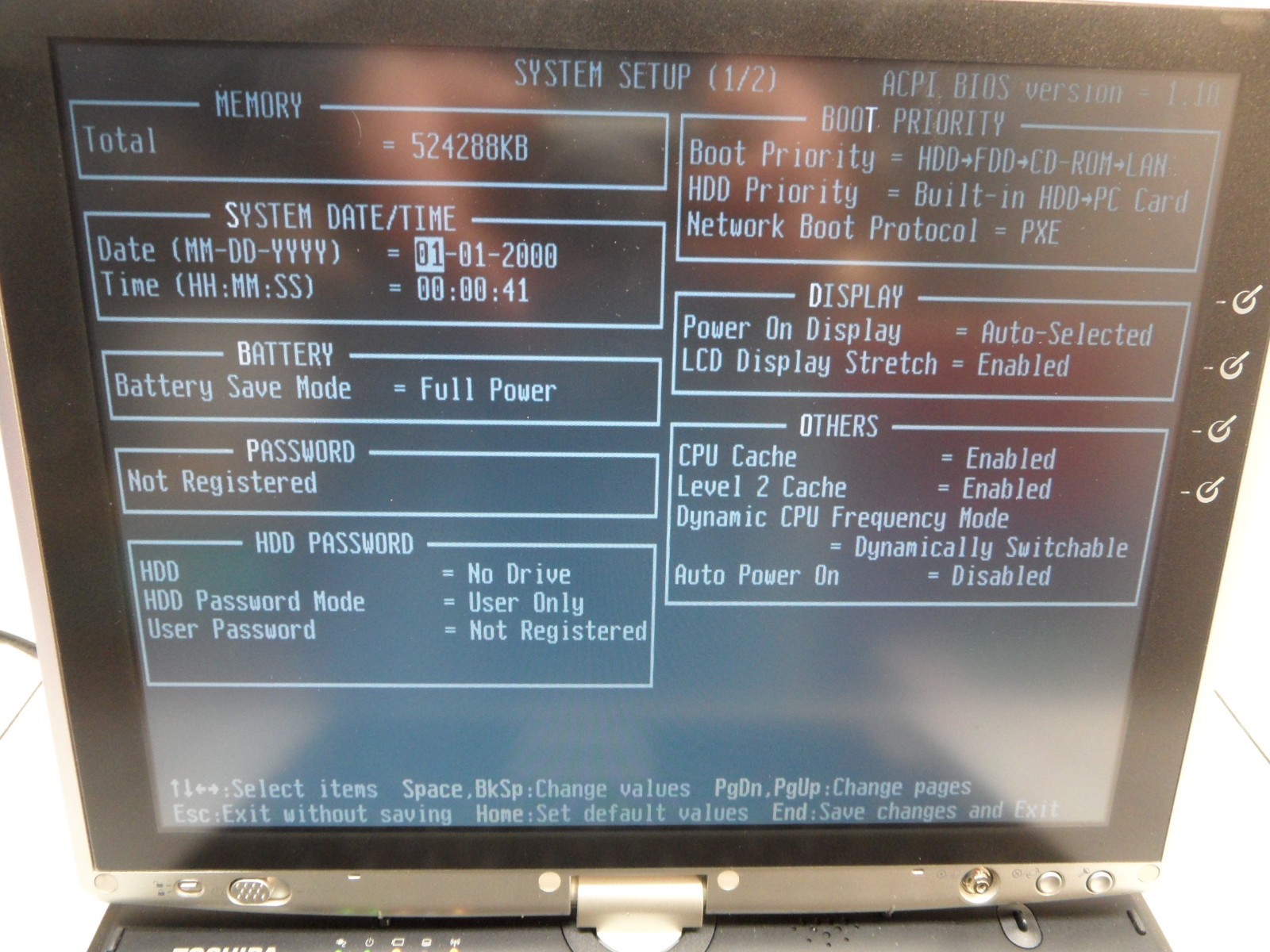 Toshiba Portege M200 PPM20U-004JD4 Parts Laptop 1.7Ghz No Hd Post Bios