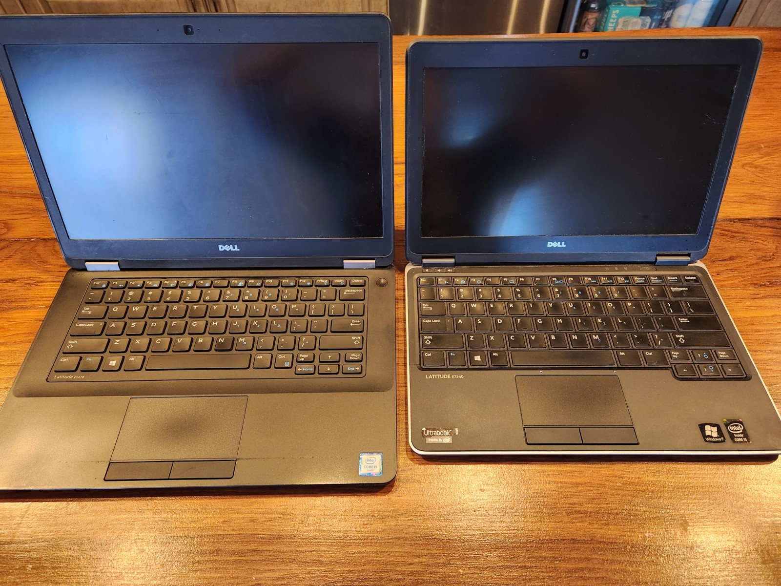 Lot Of 2 Dell Latitude E5470 E7240 Core i5 NO HDD Or Ram NO Bottom Parts Only
