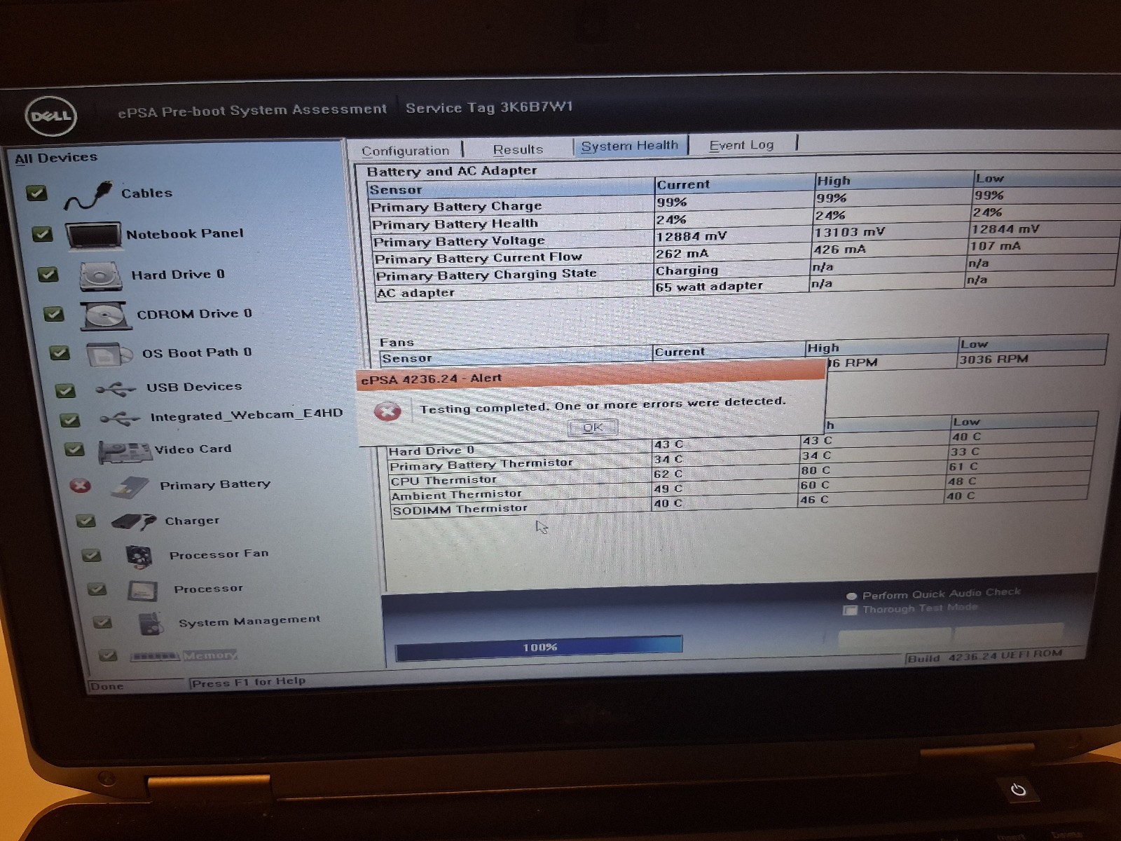 Dell Latitude E6330 13.3″ Intel i5-3320M 4GB RAM 320GB Good Screen & Motherboard
