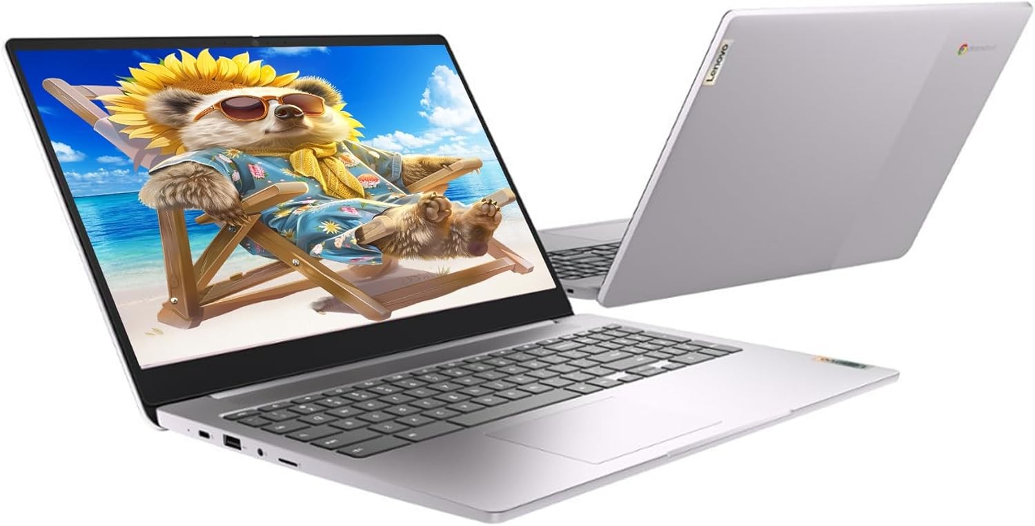 Lenovo Chromebook 15.6″ FHD Laptop Intel Celeron N4500 4GB RAM 64GB SSD