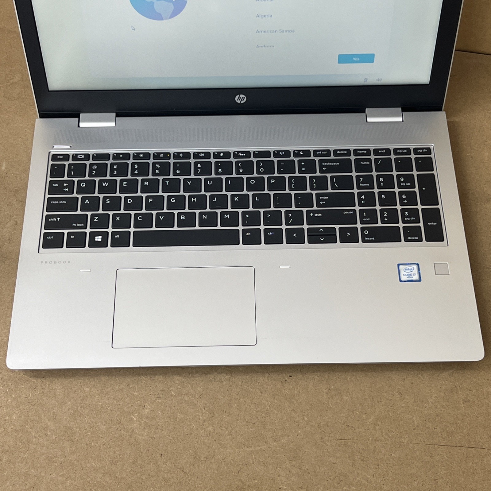 HP ProBook 650 G5 i7-8665U 1.9GHz 16GB Ram 256GB SSD – Fair *75% Battery*