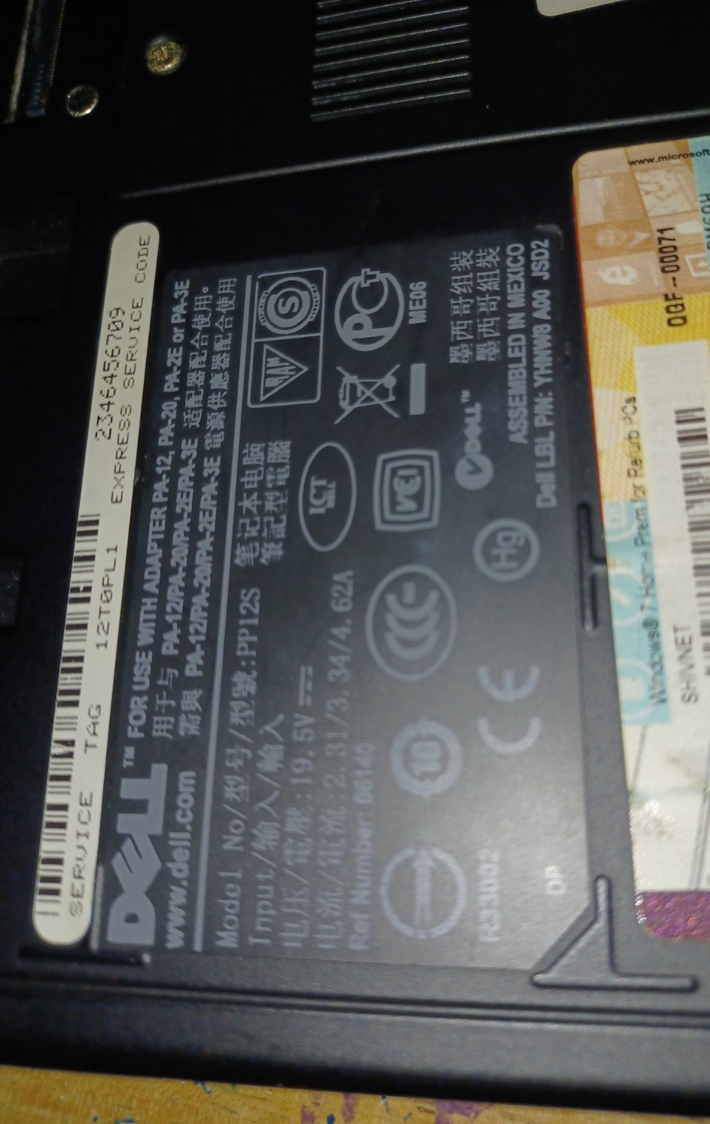 Dell Latitude XT2 PP12S 12.1-inch tablet PC For Parts Only – No RAM/HDD