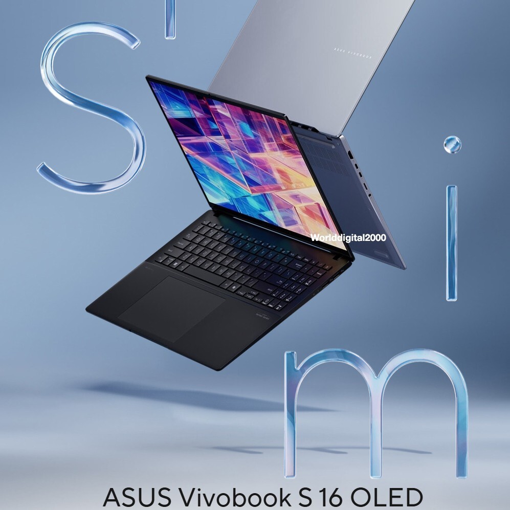 2024 ASUS Vivobook S16 OLED Ultra7-155H 16″ 3K 120Hz 16G 1TB RGB Key –None OS–