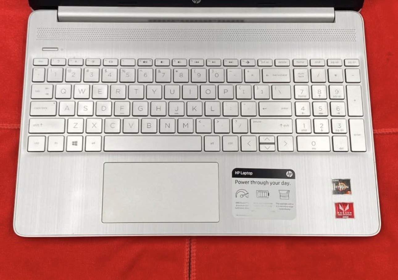 HP 15-ef0023dx TOUCHSCREEN RYZEN 5 3500U 12GB RAM 256GB SSD WIN 11 BATTERY 100%