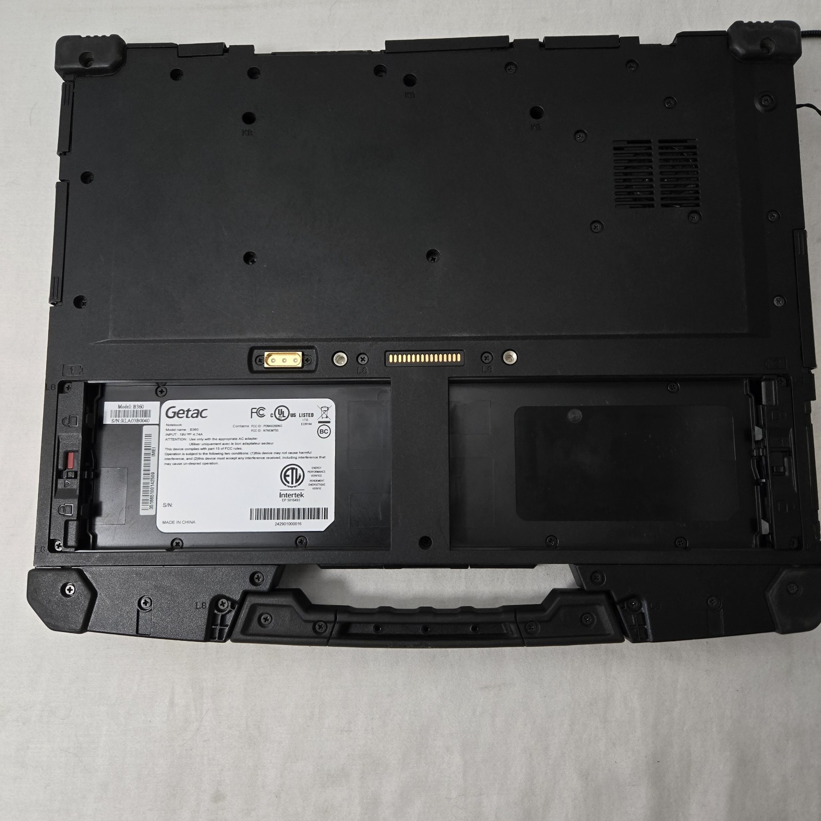 Getac B360 Rugged Laptop i5-10210U 8GB RAM – 4G LTE – NO SSD/CADDY – Grade B