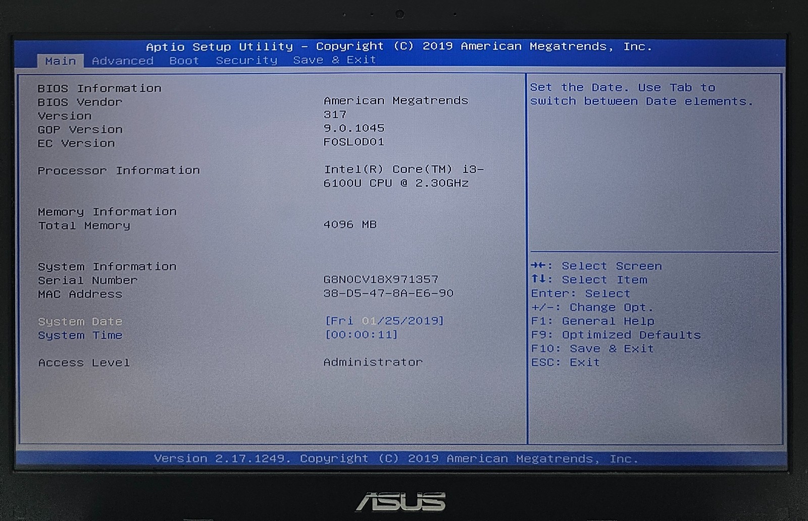 ASUS F556UA-AB32 15.6″ Laptop Intel Core i3-6100U 4GB Ram NO HD/OS (FL)