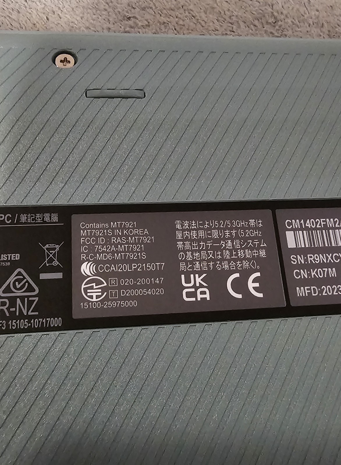 💻Asus Chromebook CM1402FM2A-WS44FT 14″ MT Kompanio 520 4GB 64GB eMMC Read Desc.