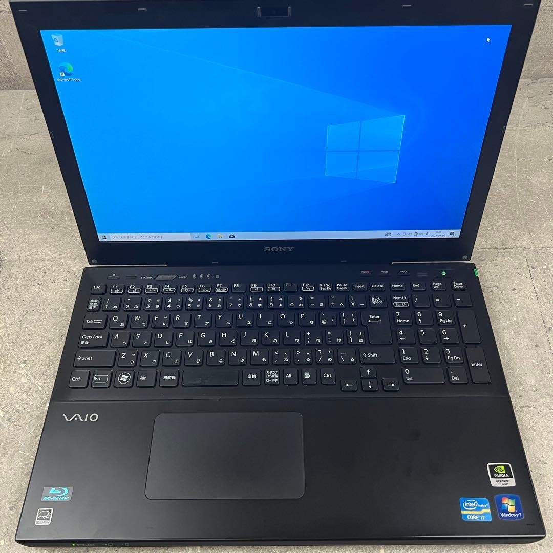 SONY VAIO SVS15119FJB Laptop 4GB RAM 750GB HDD Used Japan Genuine