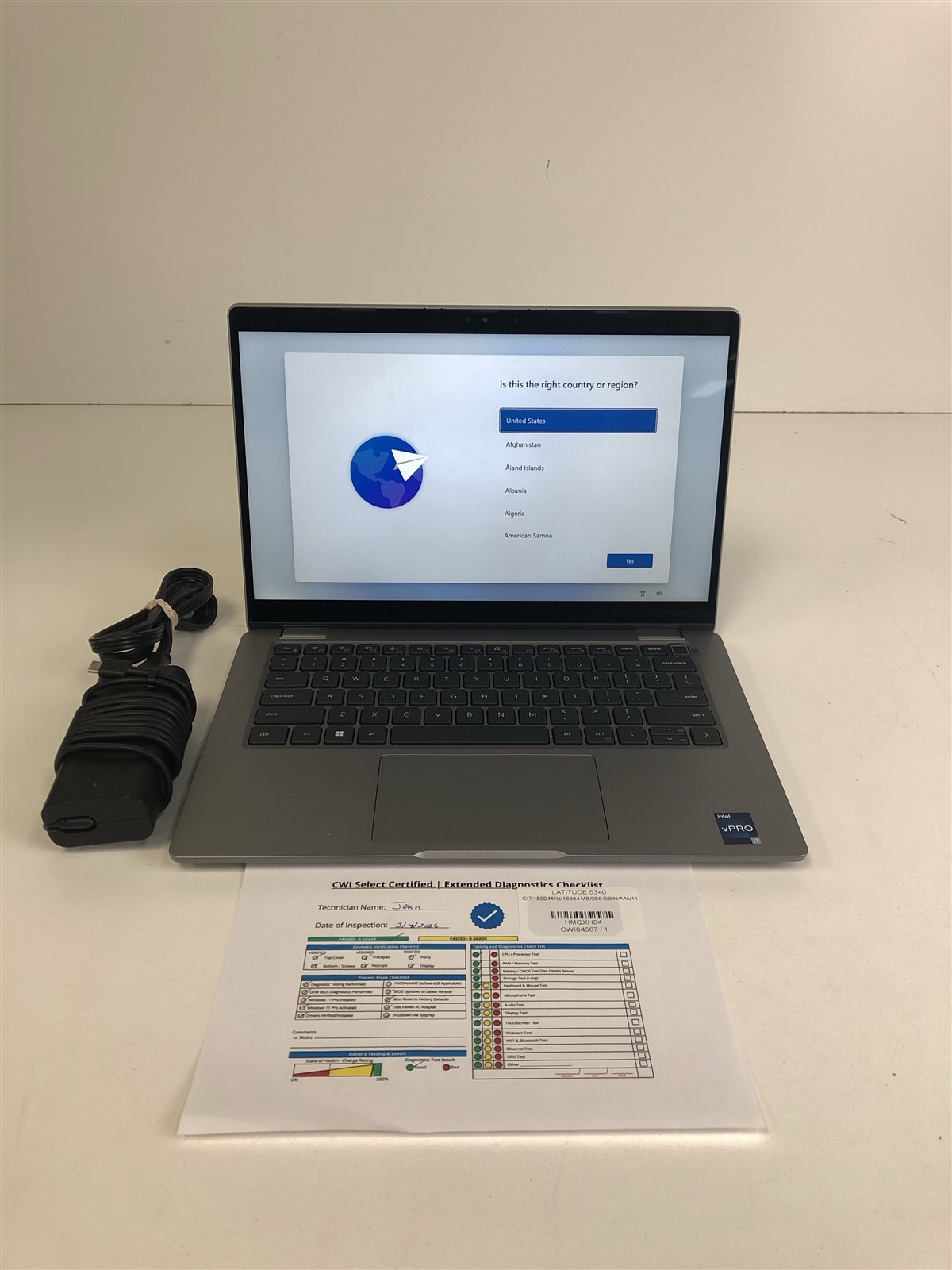 Dell Latitude 5340: Intel Core i7-1365U 1.8GHz – 16GB – 256GB (SELECT)