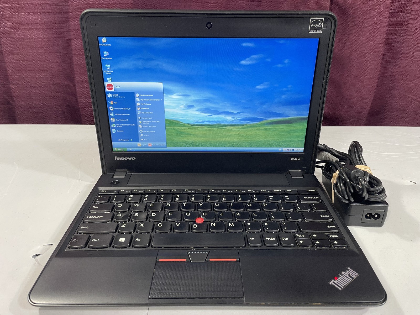 RESTORED w/ BATTERY Windows XP Vintage Retro Gaming Laptop PC Lenovo ThinkPad