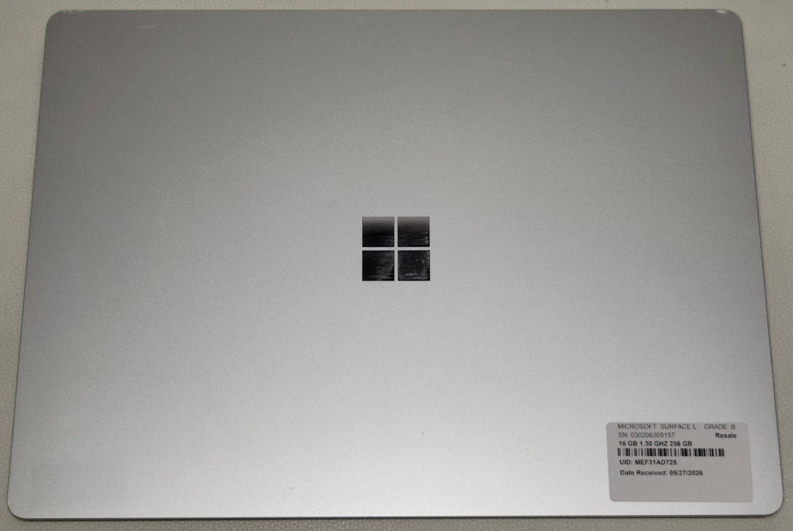 Surface Laptop 3 256GB i7-1065G7 16GB RAM NO ADAPTER (UID MEF31AD725)