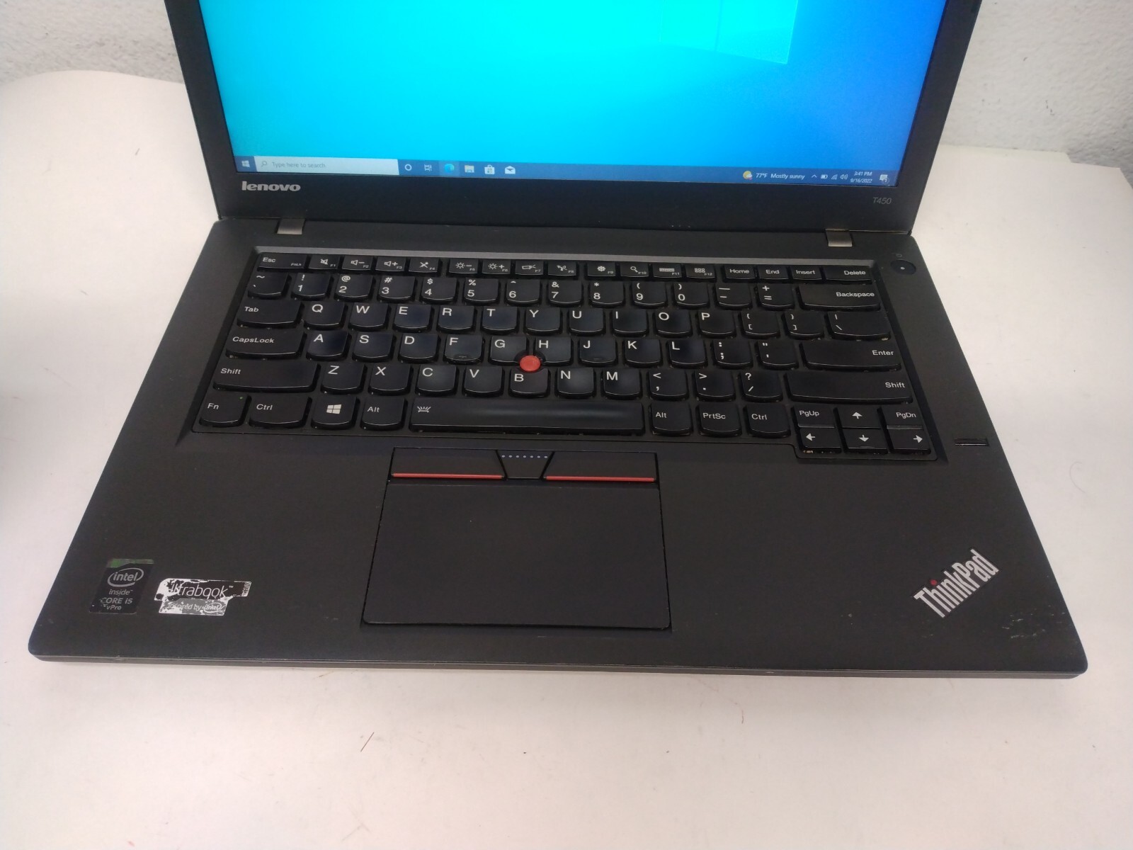 Lenovo ThinkPad T450 Laptop Intel Core i5-5300U 2.3GHz 16GB RAM 256GB SSD Win10P