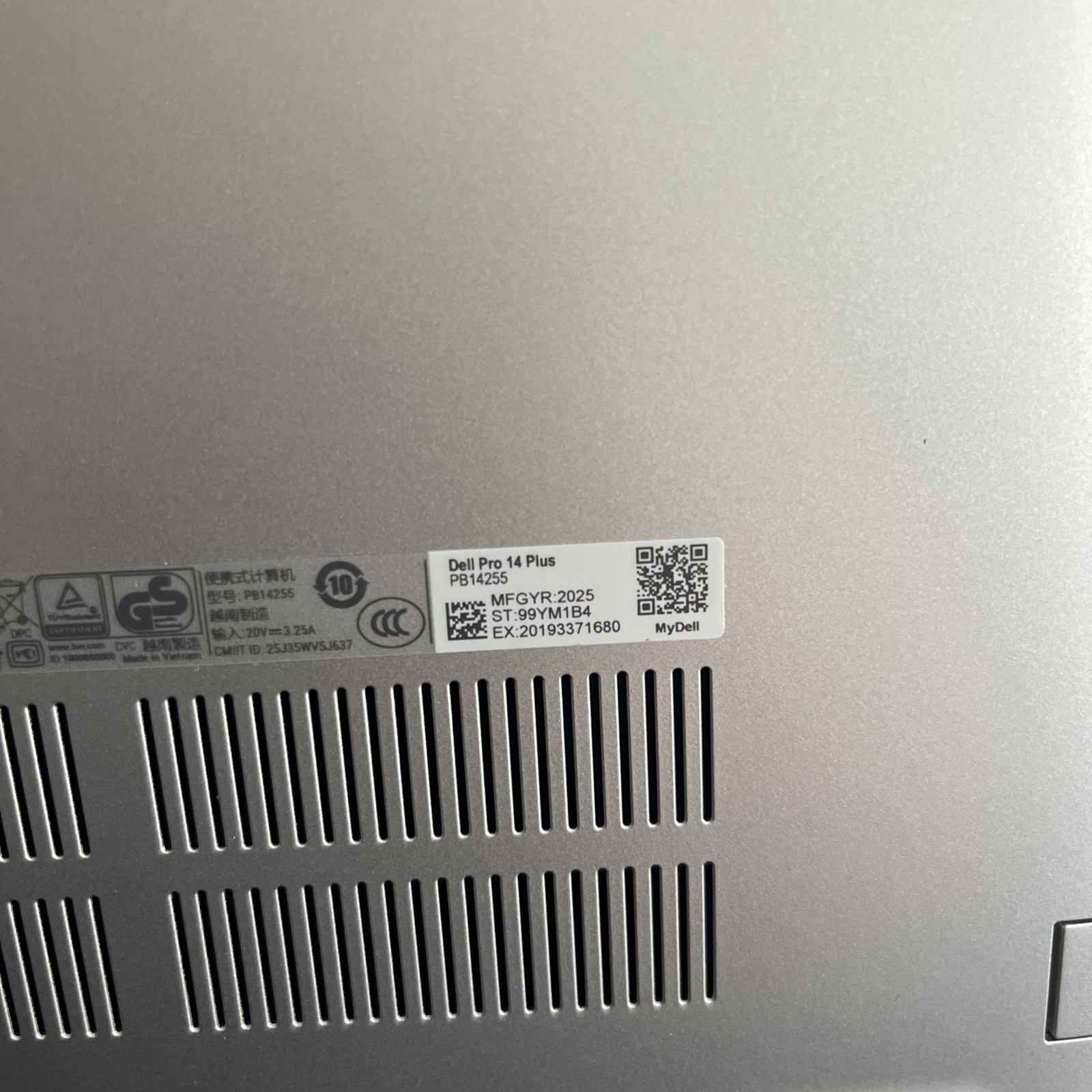 Dell Pro 14 Plus PB14255 FHD+ 3.5 GHz Ryzen 5 PRO 230 16GB 512GB SSD