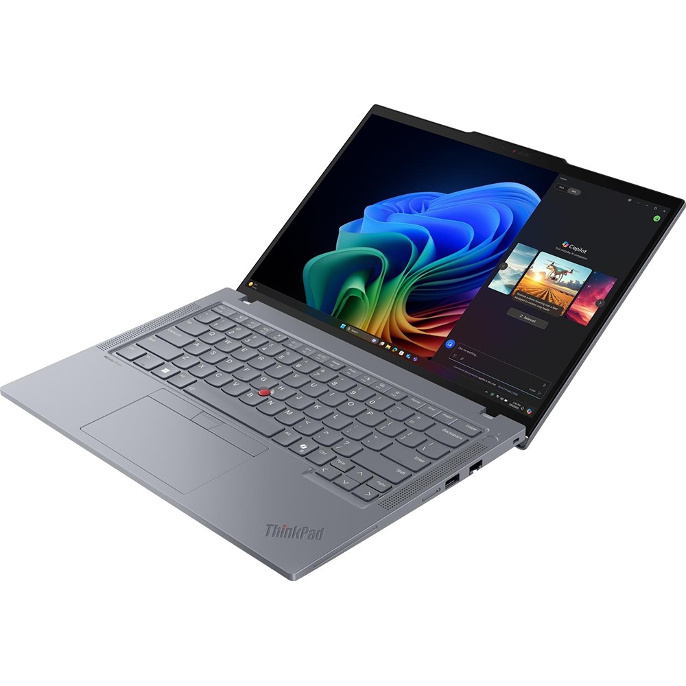 Lenovo 14″ ThinkPad T14 Gen 6 Copilot+ PC Notebook in Gray – 21QJ00CRUS