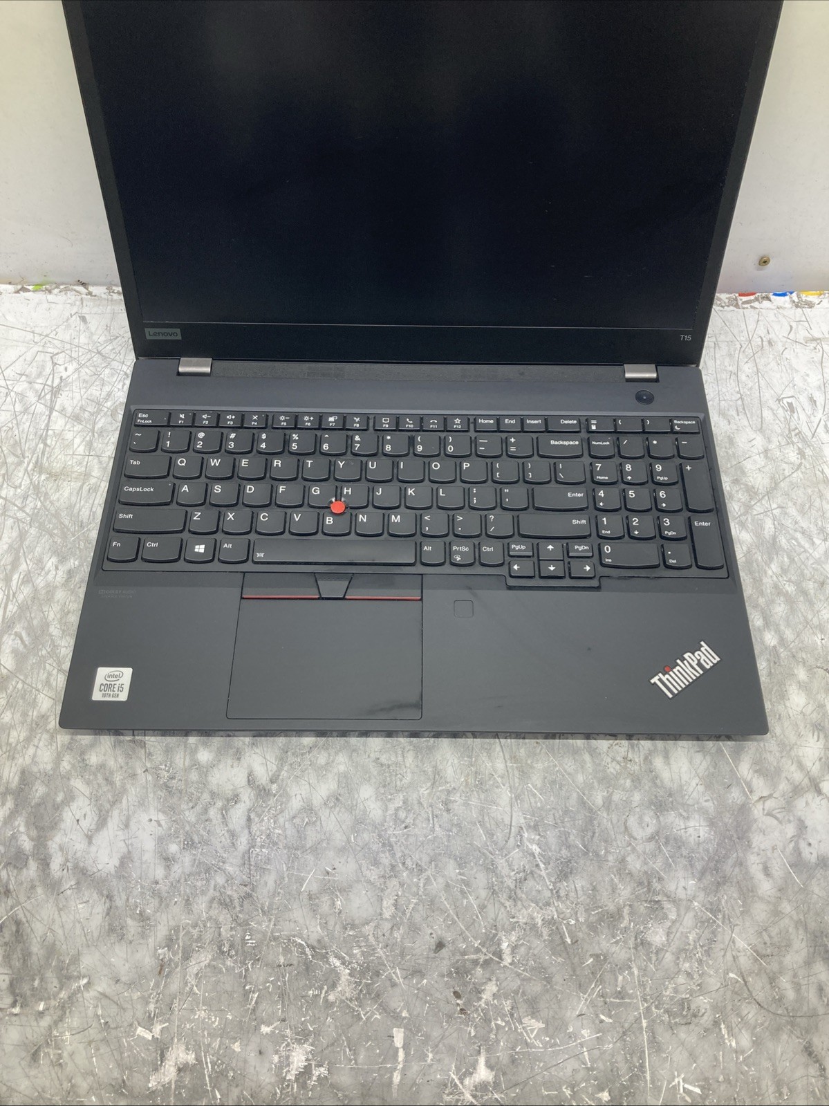 Lenovo ThinkPad T15 Gen 1 Intel Core i5-10210U 1 NO RAM NO SSD/OS boot to BIOS