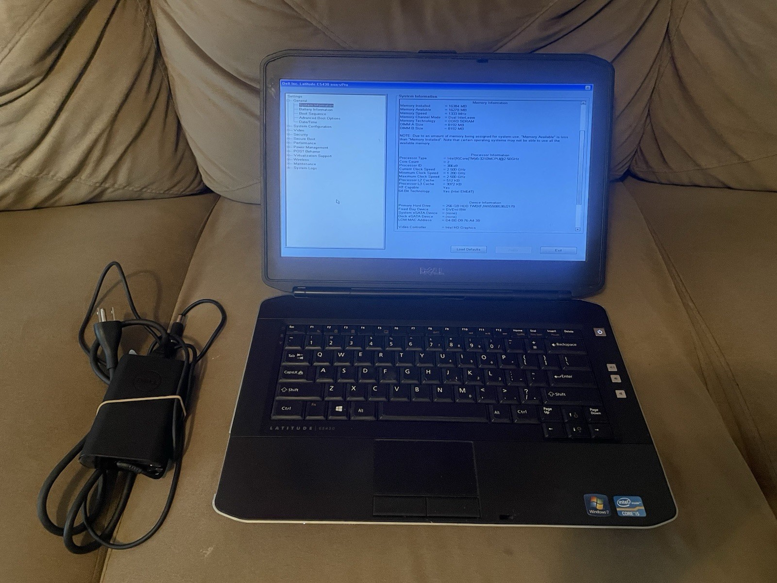 Dell Latitude E5430 14” Laptop (256gb SSD, Intel Core i5, 16gb RAM)