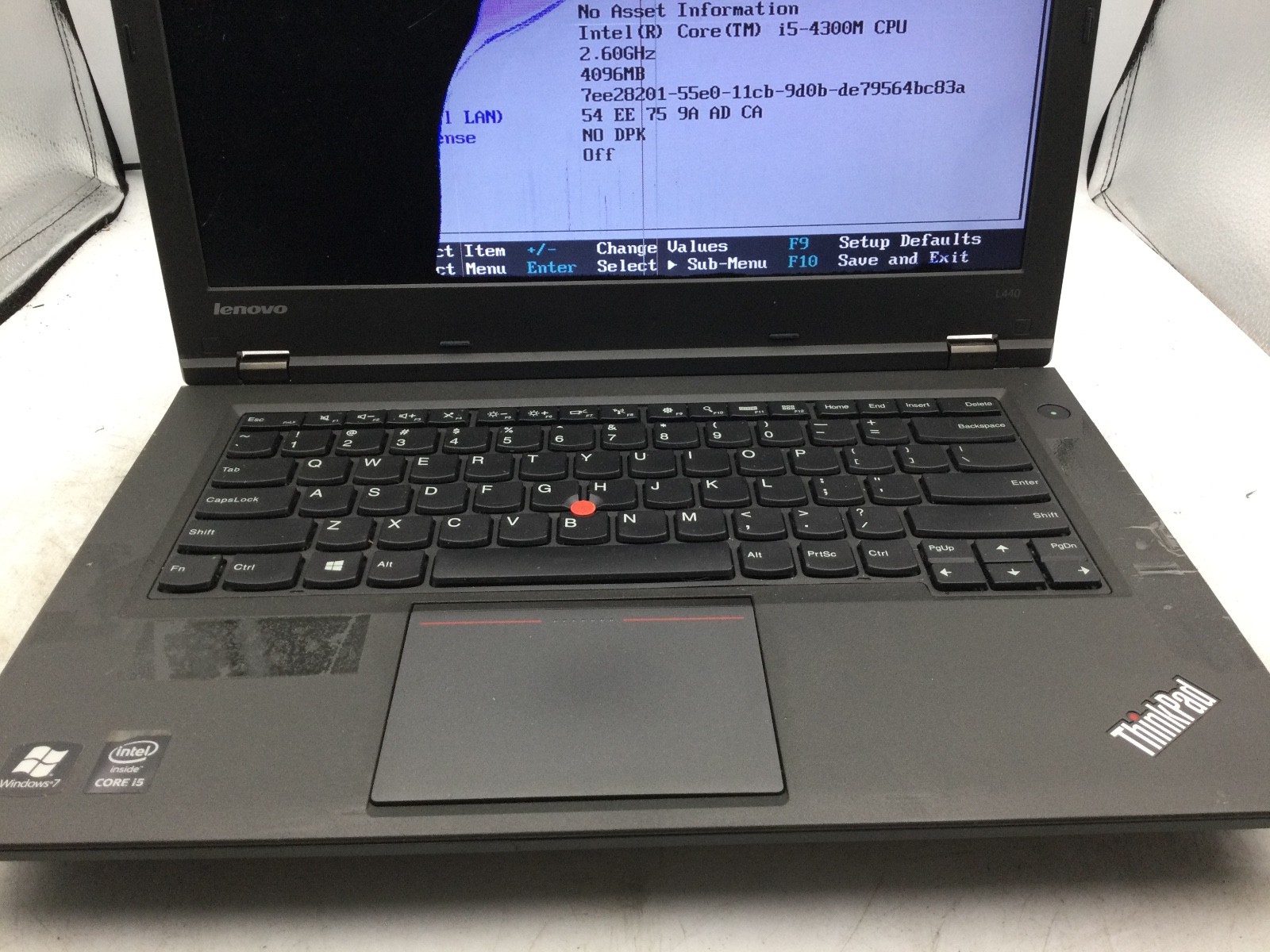 LENOVO THINKPAD L440 – FOR PARTS – INTEL I5 – NO RAM – READ DESCRIPTION – BB