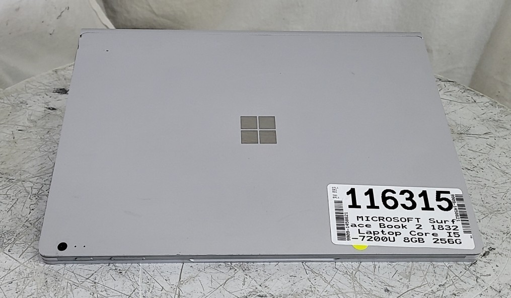 MICROSOFT Surface Book 2 1832 Laptop Core I5-7200U 8GB 256GB SEE NOTES