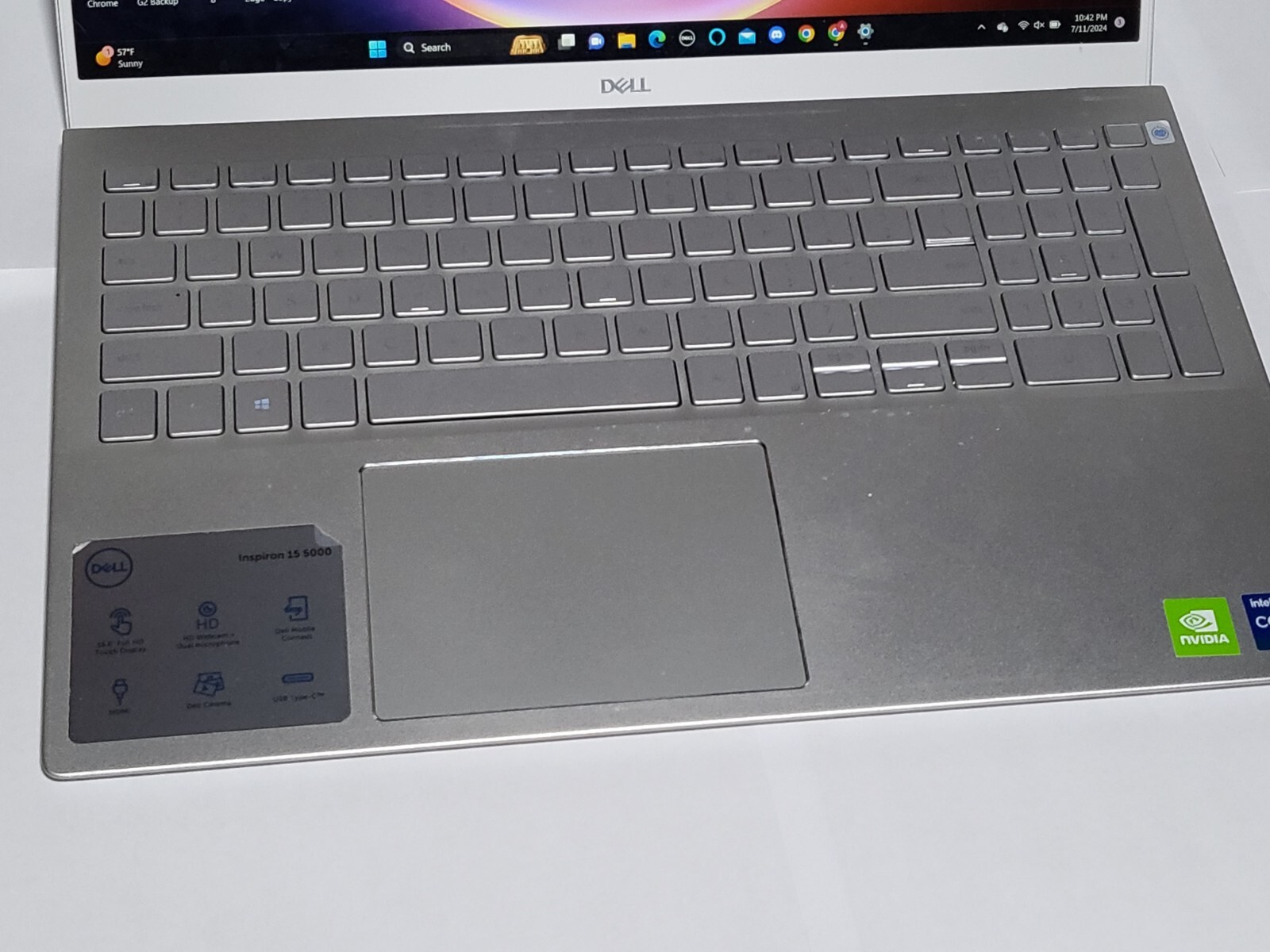 Dell Inspiron 5502 15.6″ Laptop| Intel i7 1165G7|500GB |16GB RAM |Nvidia| Win11