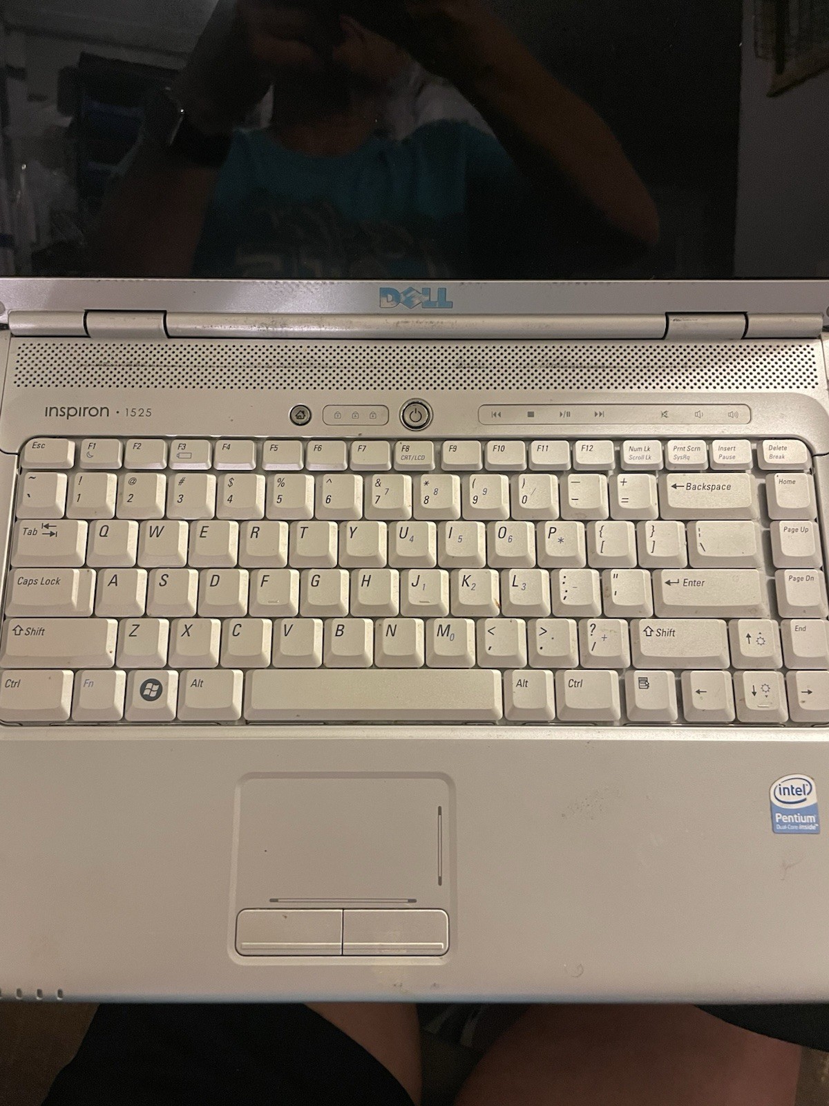 Dell Inspiron 1525 Core 2 duo 1.83 GHz 3MB RAM Missing Battery pack, FOR PARTS