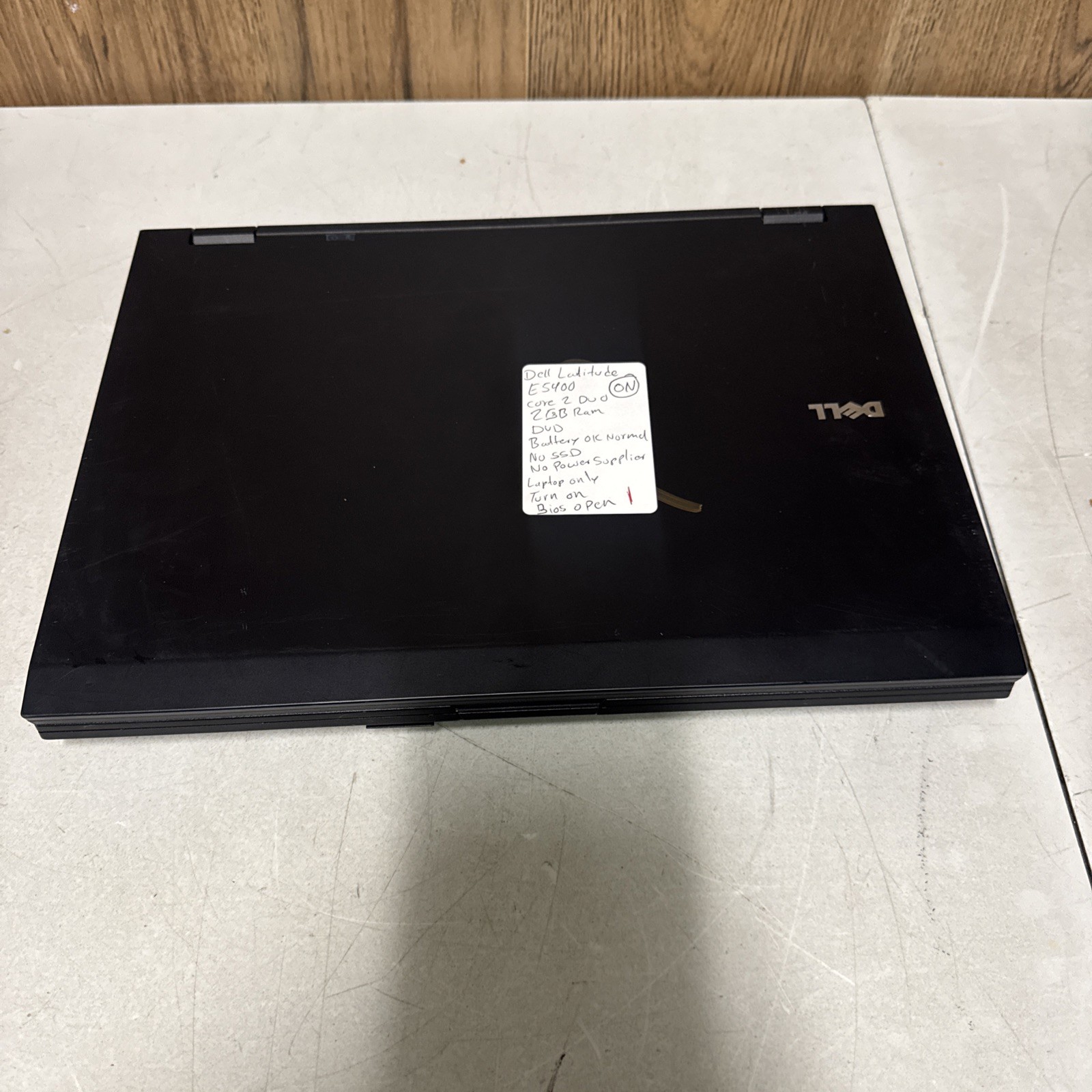 Dell Latitude E5400 14” Core 2 Duo 2GB RAM No HDD No Charger BIOS TESTED