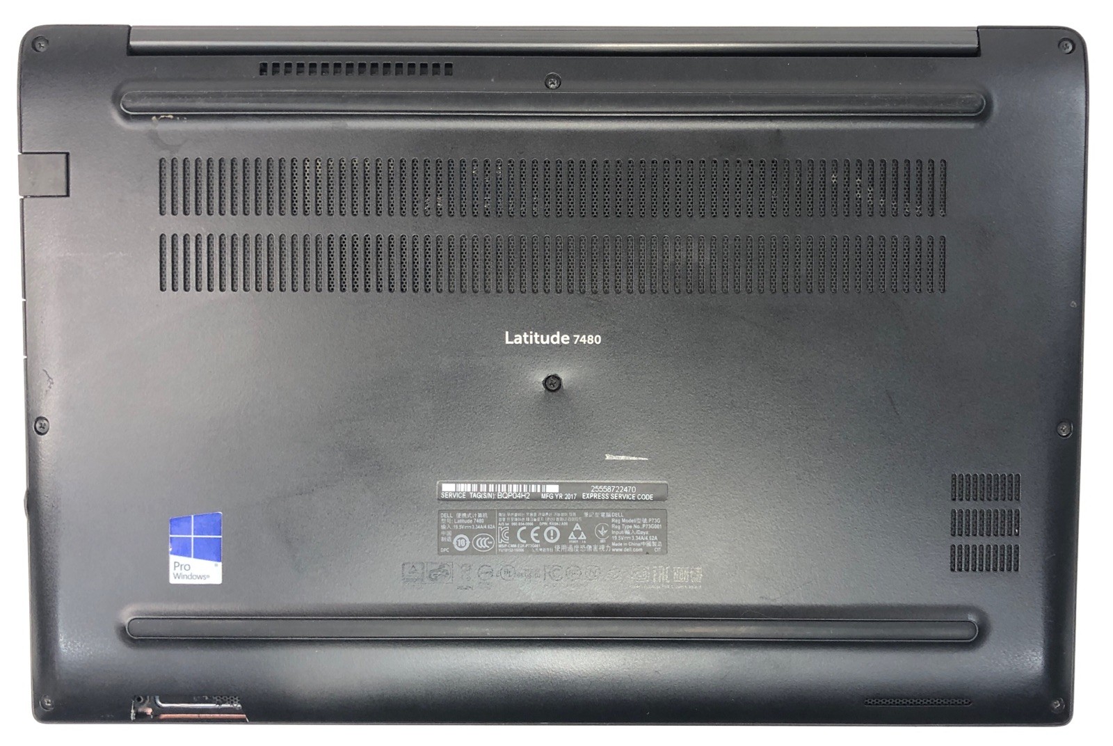 Dell Latitude 7480, Intel Core i5-7300U @2.60Ghz, 8GB RAM, 256GB SSD, W10Pro