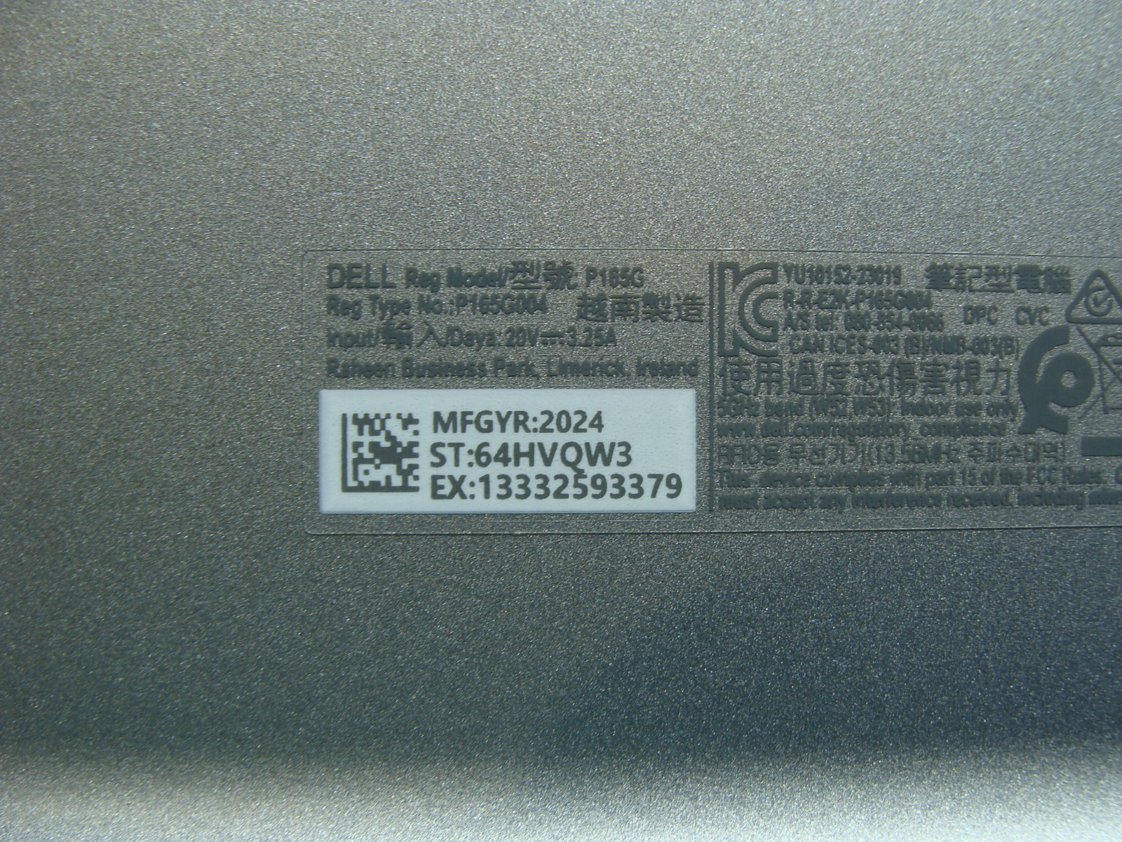 Dell Latitude 5450 14” FHD core Ultra 5 125U 3.6GHz 16GB 256GB Windows 11 Pro