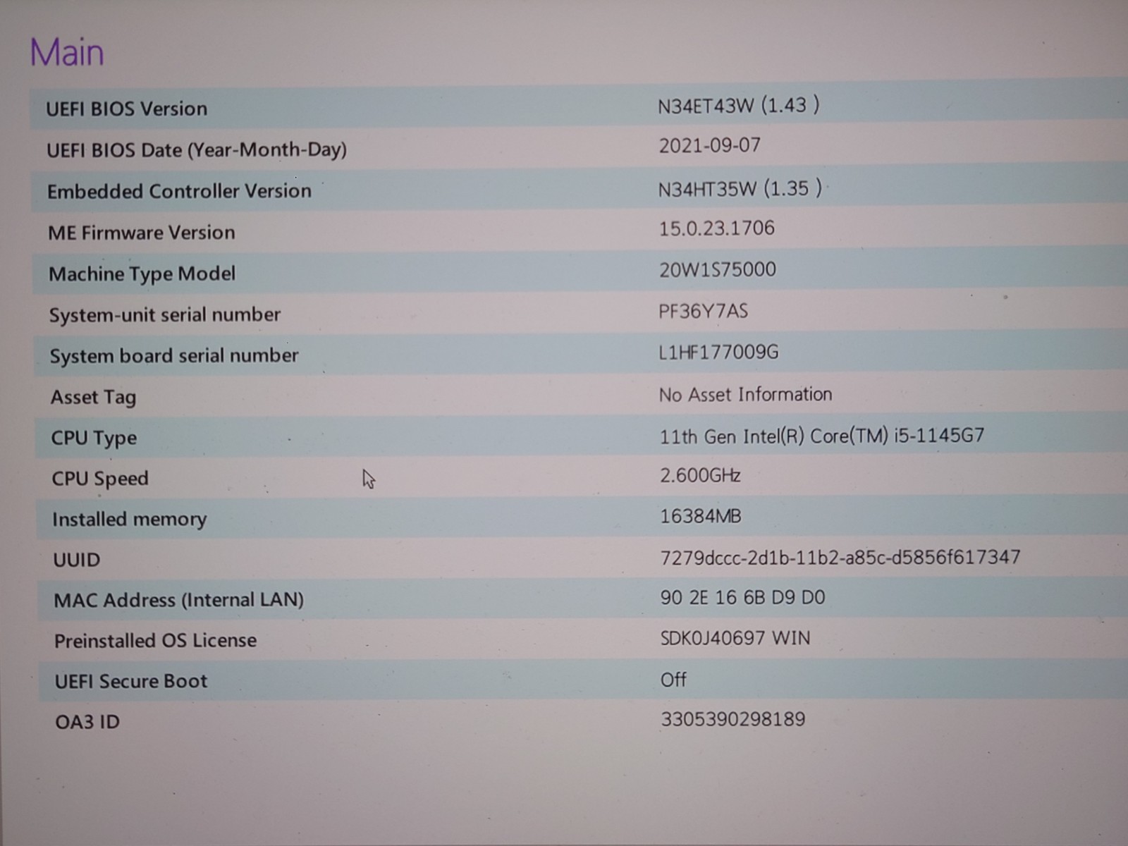 Lenovo ThinkPad T14 Gen 2 14″ UHD i5-1145G7 16GB RAM 512GB SSD MX450 NO OS