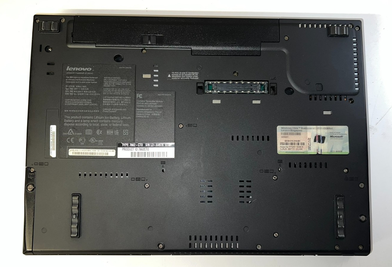 Vintage Lenovo IBM ThinkPad T61 Laptop-Windows 7 Ultimate x64-4GB Mem-160GB HDD